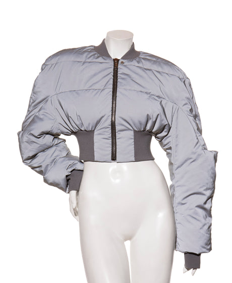 Pre-owned gray designer cropped jacket and luxury outerwear at Refined Concierge Consignment