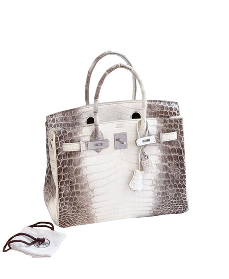 Hermès Himalaya Niloticus crocodile Birkin handbag at Refined Concierge Consignment