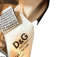 Dolce & Gabbana Sheer Silk Bow Strap Dress Early 2000s IT 44