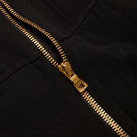 Balmain Black High-Waisted Corset Wide-Leg Pants with Gold Lace-Up Detail FR 36