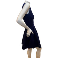 Alaïa Sculpted Knit Dress & Cropped Cardigan Set Blue IT 38 /40