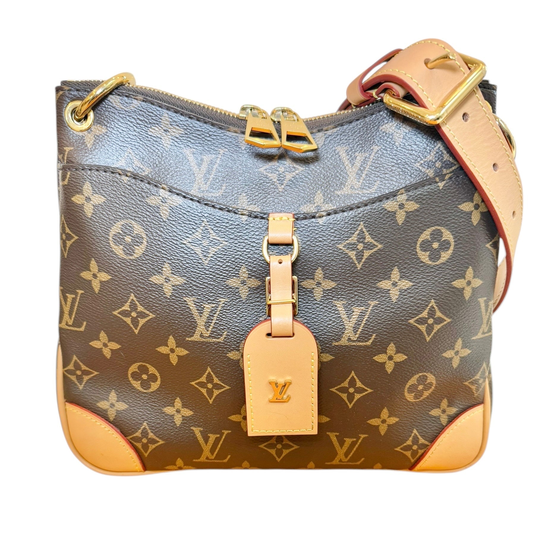 Louis Vuitton Odeon NM PM Monogram Canvas Crossbody Bag Full Set, Like New (M45354)
