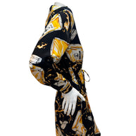 Moschino Couture Perfume Print Wrap Dress – Jeremy Scott Era IT 40