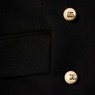 Dolce & Gabbana FW2020 Black Double-Breasted Blazer Dress IT 40