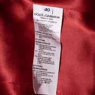 Dolce & Gabbana FW2020 Black Double-Breasted Blazer Dress IT 40