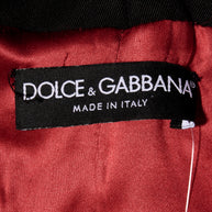 Dolce & Gabbana FW2020 Black Double-Breasted Blazer Dress IT 40