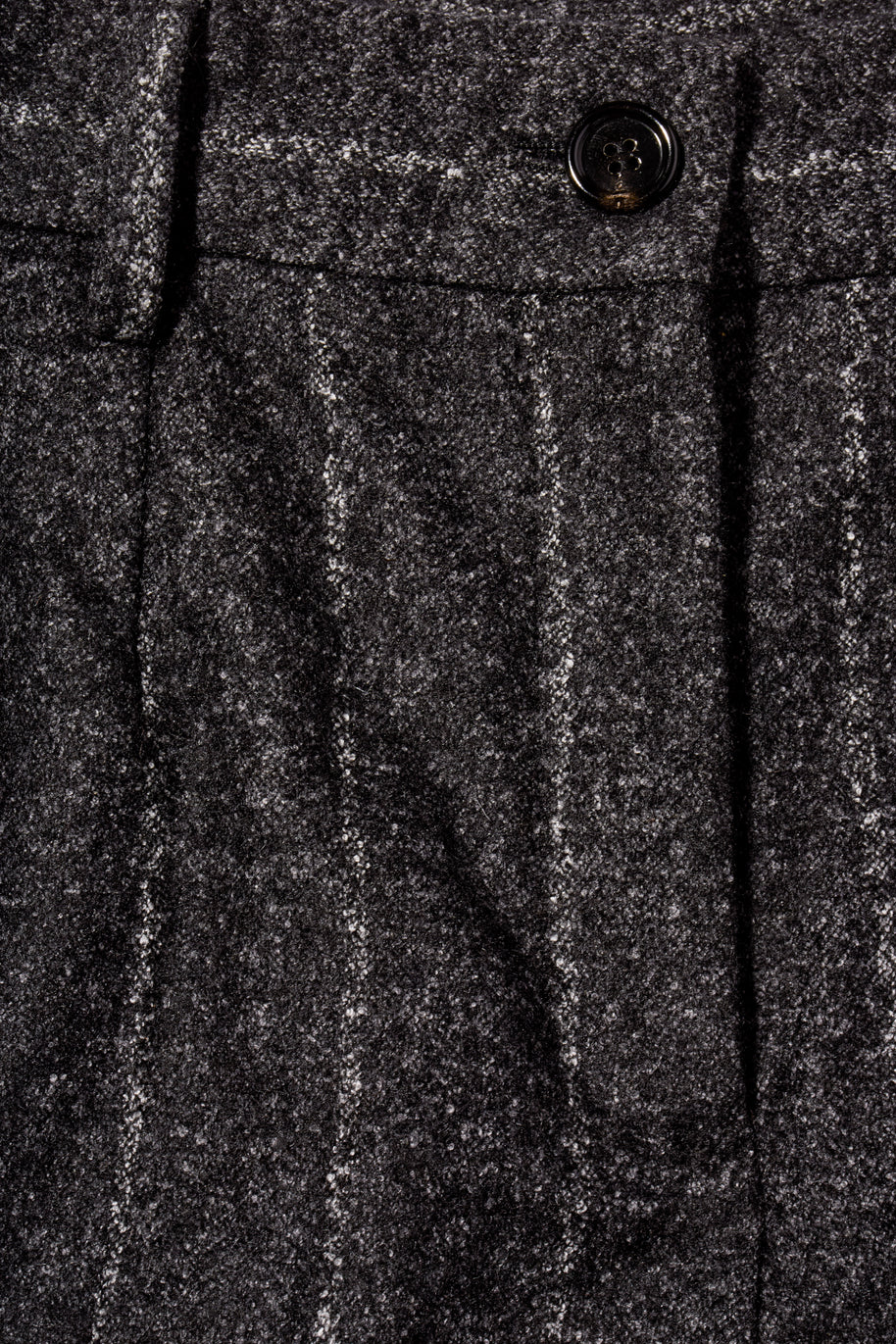 Dolce & Gabbana Alpaca-Blend Pinstripe Belted Pantsuit Fall/Winter 2016 Collection IT 40