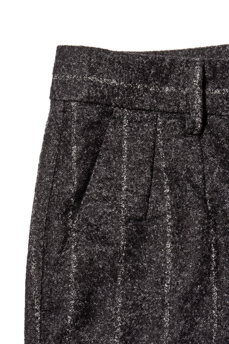 Dolce & Gabbana Alpaca-Blend Pinstripe Belted Pantsuit Fall/Winter 2016 Collection IT 40