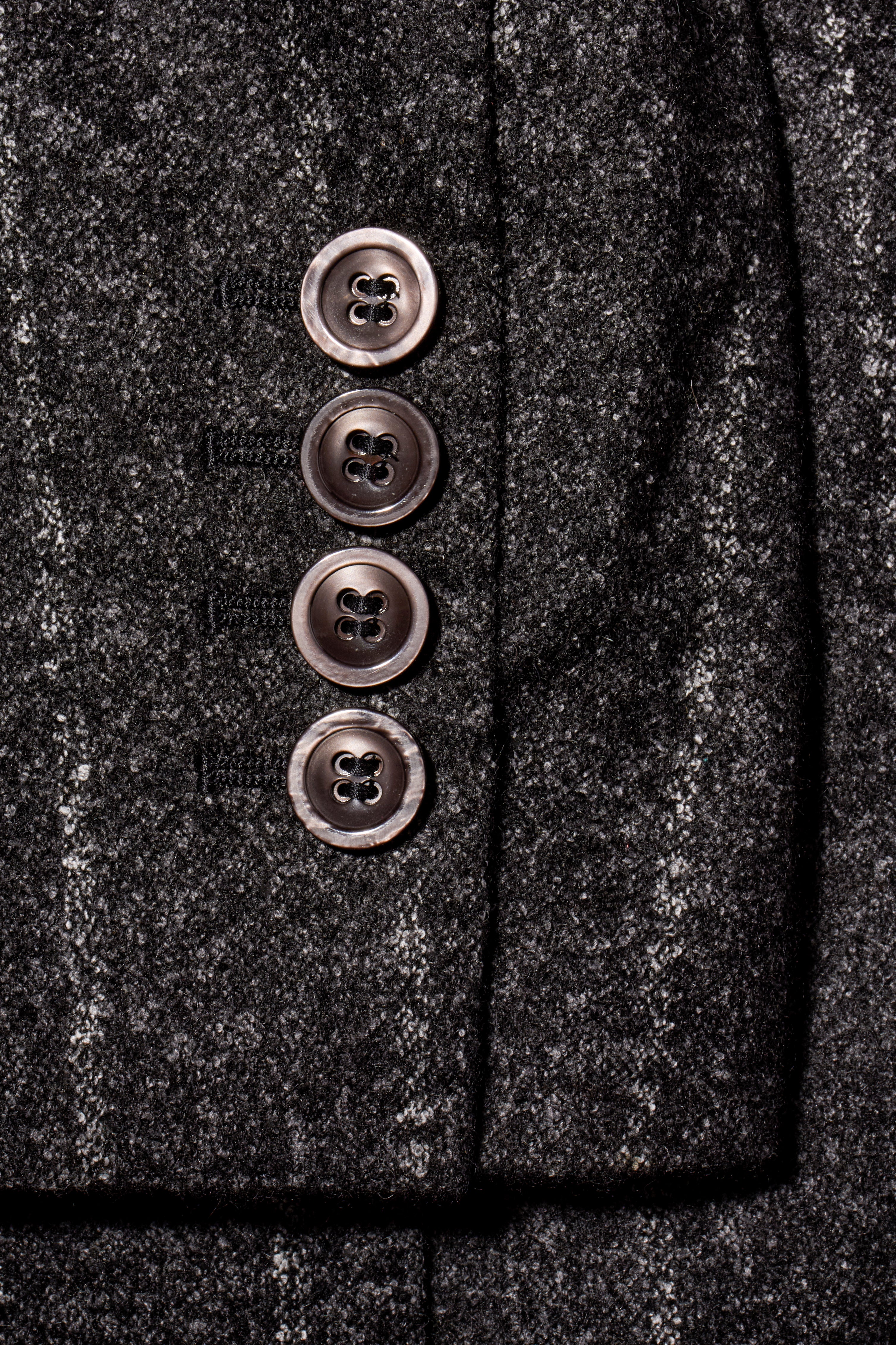 Dolce & Gabbana Alpaca-Blend Pinstripe Belted Pantsuit Fall/Winter 2016 Collection IT 40