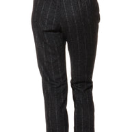 Dolce & Gabbana Alpaca-Blend Pinstripe Belted Pantsuit Fall/Winter 2016 Collection IT 40