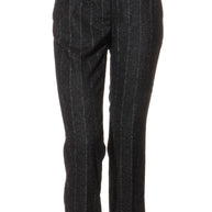 Dolce & Gabbana Alpaca-Blend Pinstripe Belted Pantsuit Fall/Winter 2016 Collection IT 40