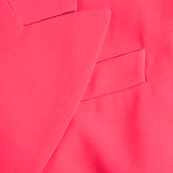 Alexander McQueen Spring/Summer 2022 Hot Pink Wool Double-Breasted Pantsuit IT 40