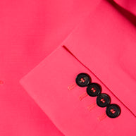 Alexander McQueen Spring/Summer 2022 Hot Pink Wool Double-Breasted Pantsuit IT 40