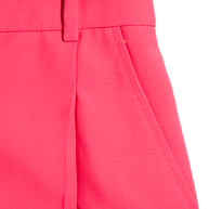 Alexander McQueen Spring/Summer 2022 Hot Pink Wool Double-Breasted Pantsuit IT 40