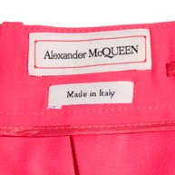 Alexander McQueen Spring/Summer 2022 Hot Pink Wool Double-Breasted Pantsuit IT 40