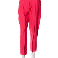 Alexander McQueen Spring/Summer 2022 Hot Pink Wool Double-Breasted Pantsuit IT 40