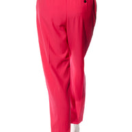 Alexander McQueen Spring/Summer 2022 Hot Pink Wool Double-Breasted Pantsuit IT 40