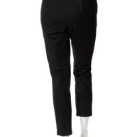 Chanel Black Wool Slim Cropped Pants Size 38 (US 6)