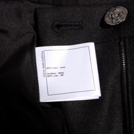 Chanel Black Wool Slim Cropped Pants Size 38 (US 6)