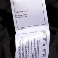 Chanel Black Wool Slim Cropped Pants Size 38 (US 6)