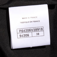 Chanel Black Wool Slim Cropped Pants Size 38 (US 6)