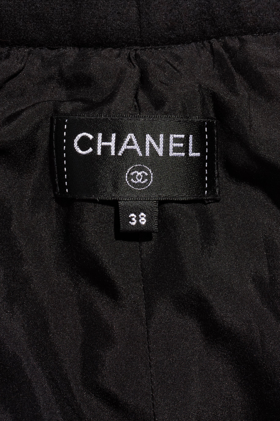 Chanel Black Wool Slim Cropped Pants Size 38 (US 6)