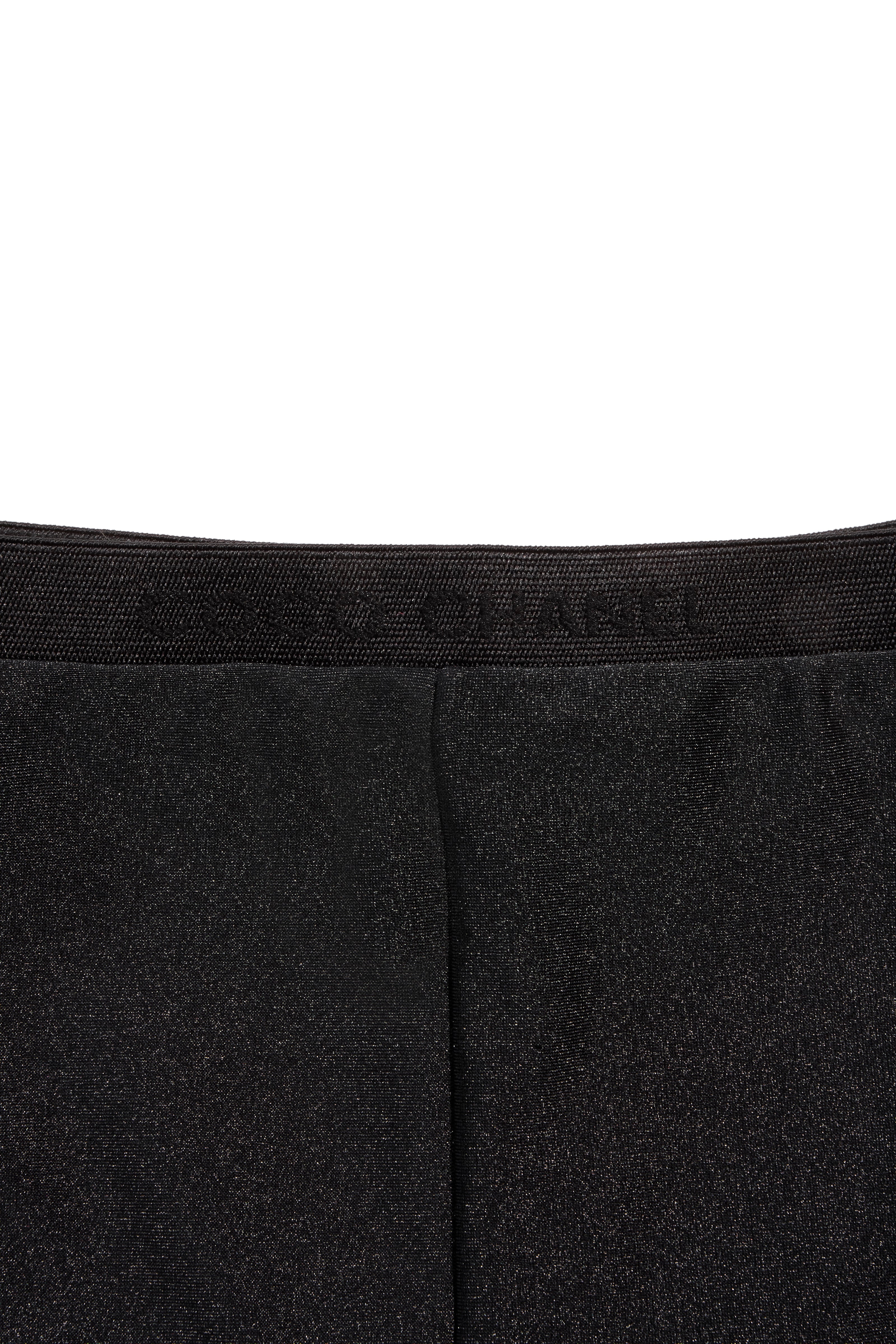 Chanel SS19 Black Satin Bow Camellia Leggings Runway FR 36 US 4