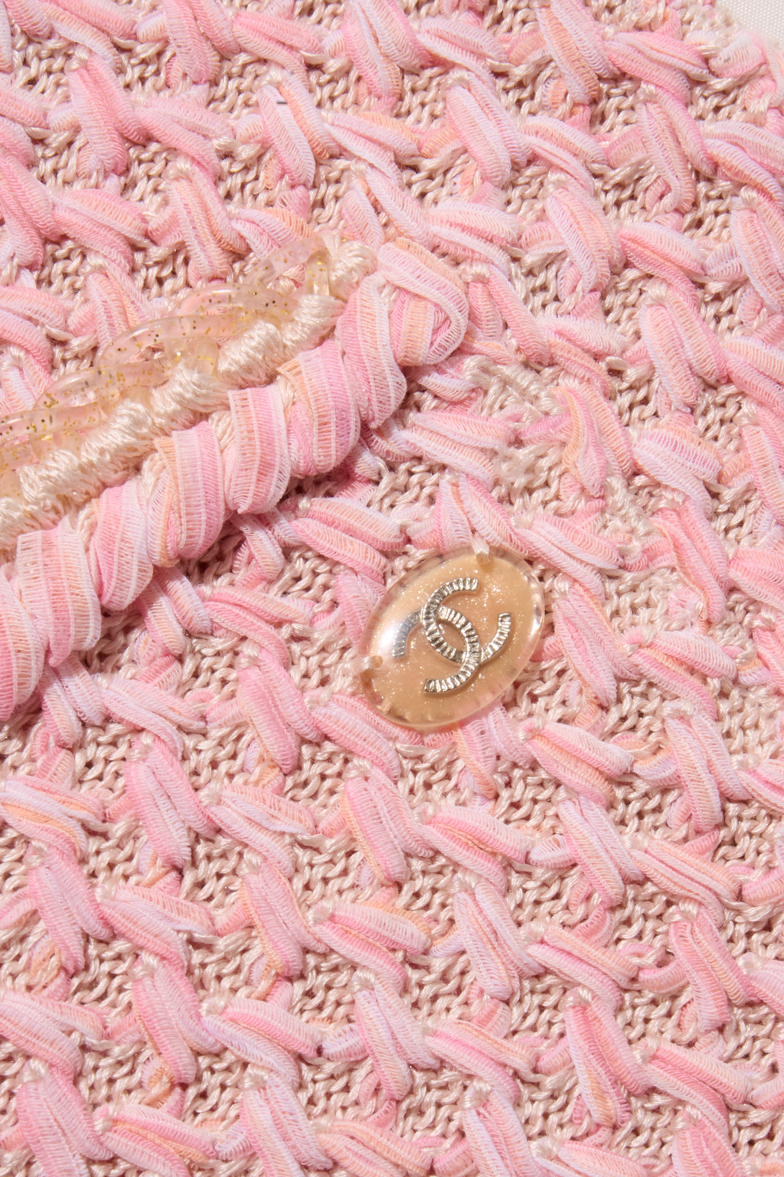 Chanel Pink Tweed Mini Dress Spring/Summer 2017 Size 36 (US 4)