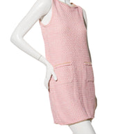 Chanel Pink Tweed Mini Dress Spring/Summer 2017 Size 36 (US 4)