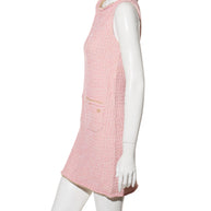 Chanel Pink Tweed Mini Dress Spring/Summer 2017 Size 36 (US 4)