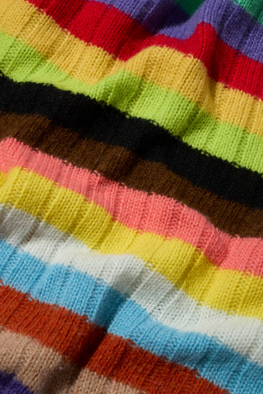 Gucci XS Multicolor Striped Cardigan Metallic Trim Cashmere Wool Italy 2017