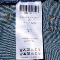 Chloé Dusky Blue Denim Maxi Dress Resort 2022 Collection Size 34