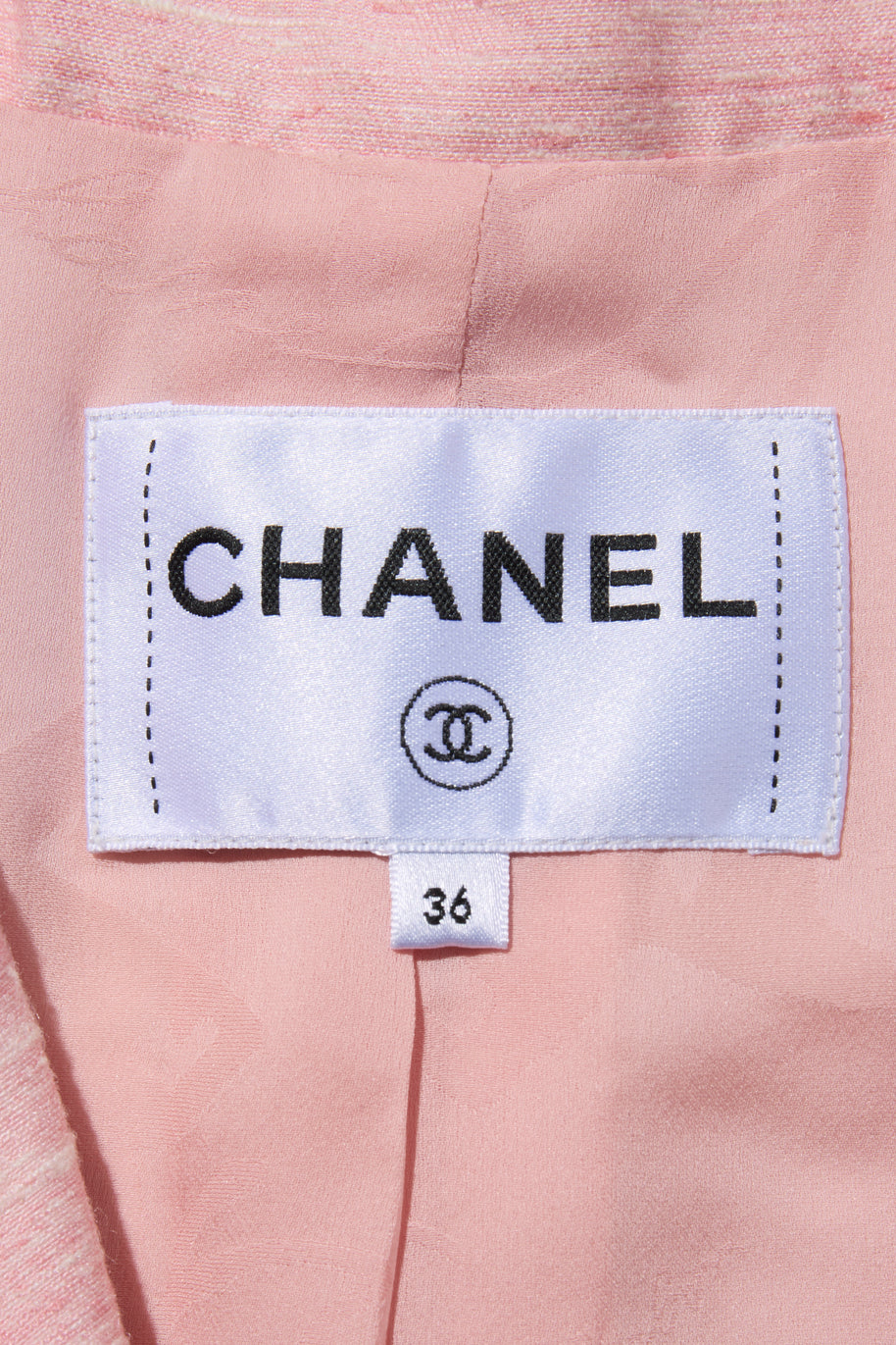 Chanel Pink Silk Blazer Jacket Spring/Summer 2017 Collection Size 36