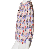 Chanel SS2019 Silk Lipstick Print Blouse & QPants Set FR 38 Runway Documented Collector’s Piece