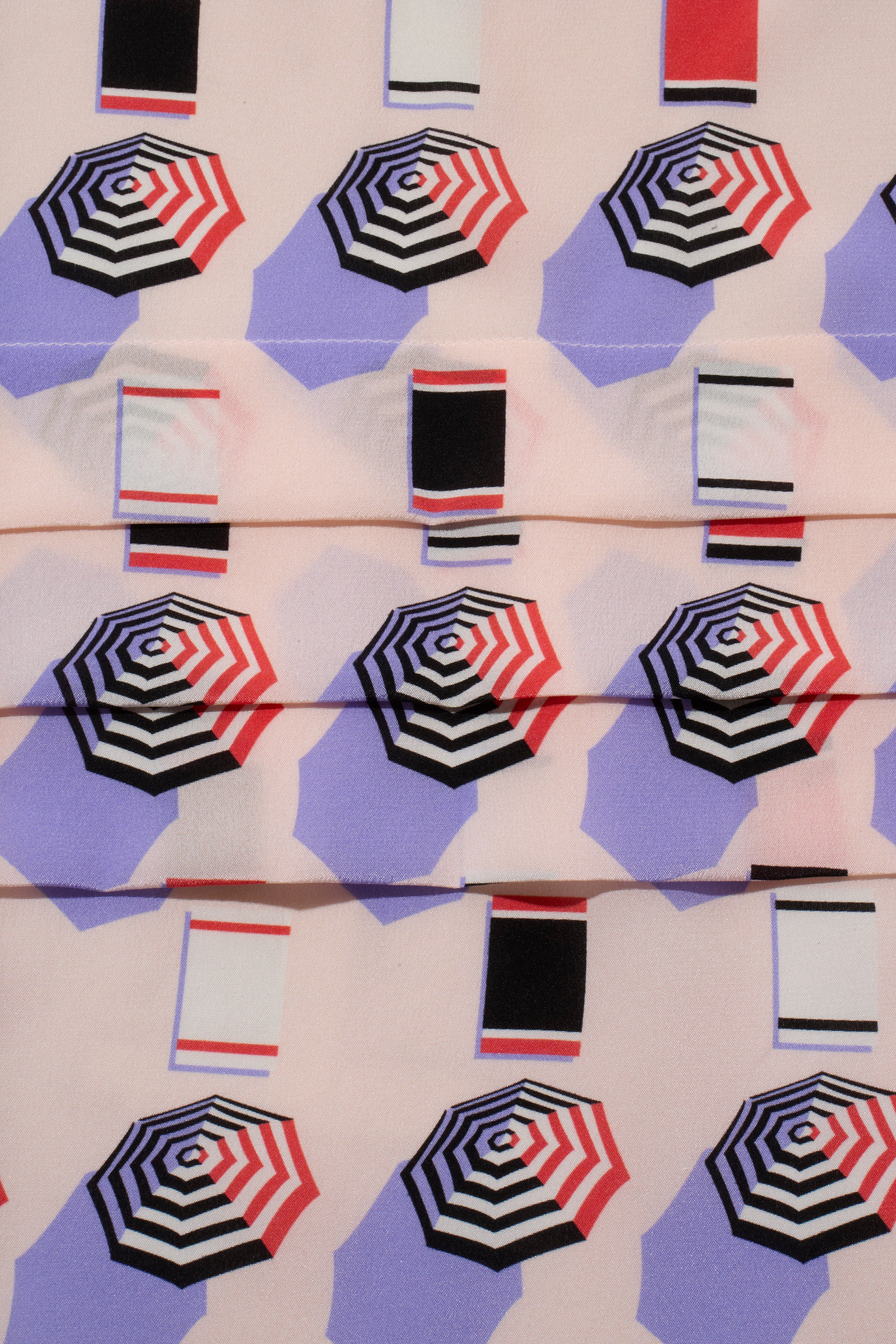 Chanel SS2019 Silk Lipstick Print Blouse & QPants Set FR 38 Runway Documented Collector’s Piece