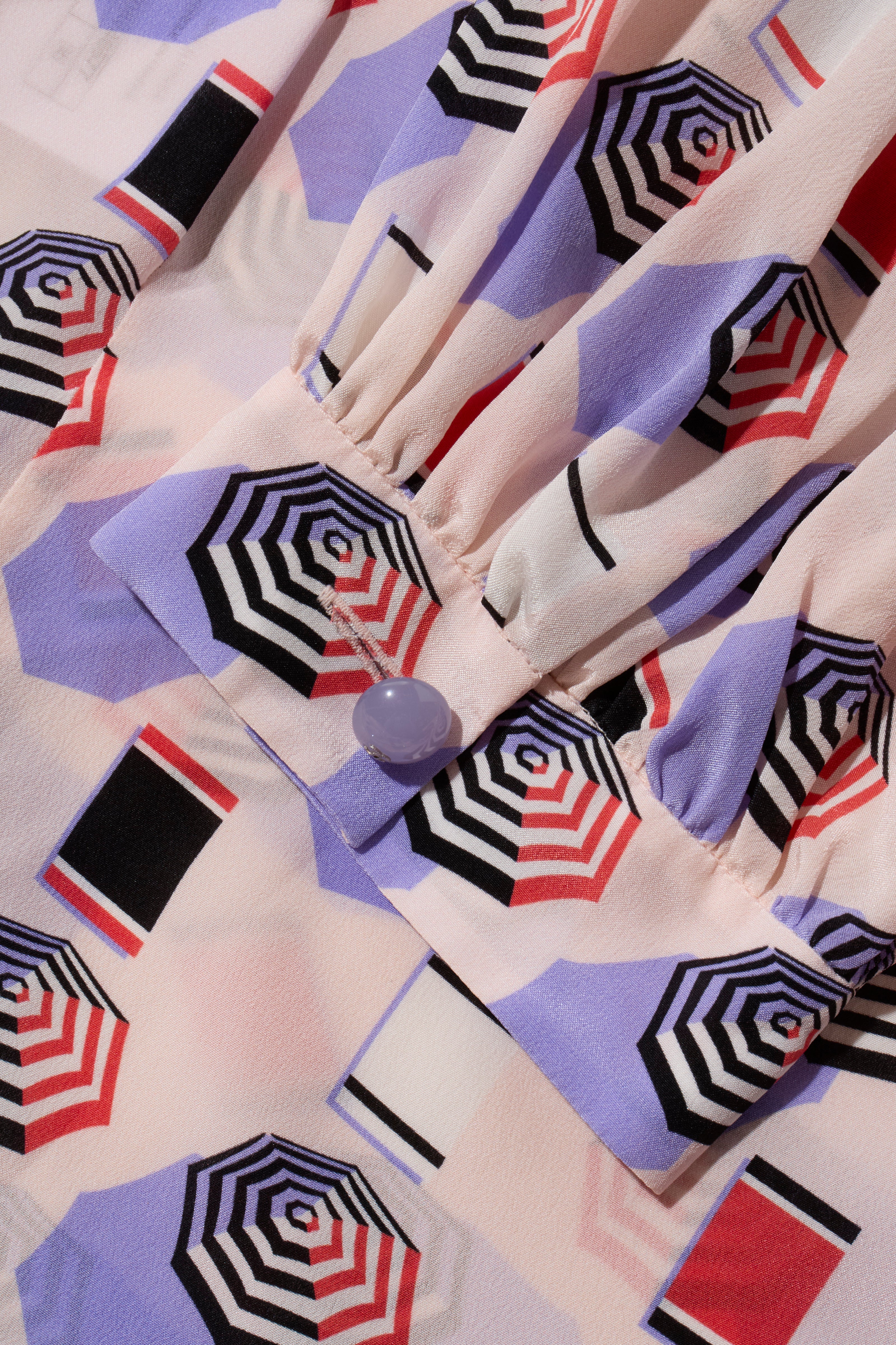 Chanel SS2019 Silk Lipstick Print Blouse & QPants Set FR 38 Runway Documented Collector’s Piece