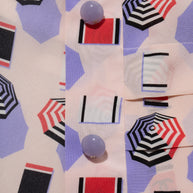 Chanel SS2019 Silk Lipstick Print Blouse & QPants Set FR 38 Runway Documented Collector’s Piece