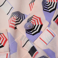 Chanel SS2019 Silk Lipstick Print Blouse & QPants Set FR 38 Runway Documented Collector’s Piece