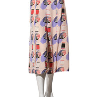 Chanel SS2019 Silk Lipstick Print Blouse & QPants Set FR 38 Runway Documented Collector’s Piece