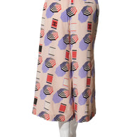 Chanel SS2019 Silk Lipstick Print Blouse & QPants Set FR 38 Runway Documented Collector’s Piece