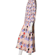 Chanel SS2019 Silk Lipstick Print Blouse & QPants Set FR 38 Runway Documented Collector’s Piece