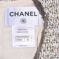 Chanel Spring/Summer 2010 Pastel Tweed Dress & Jacket Set FR 36 / US 4