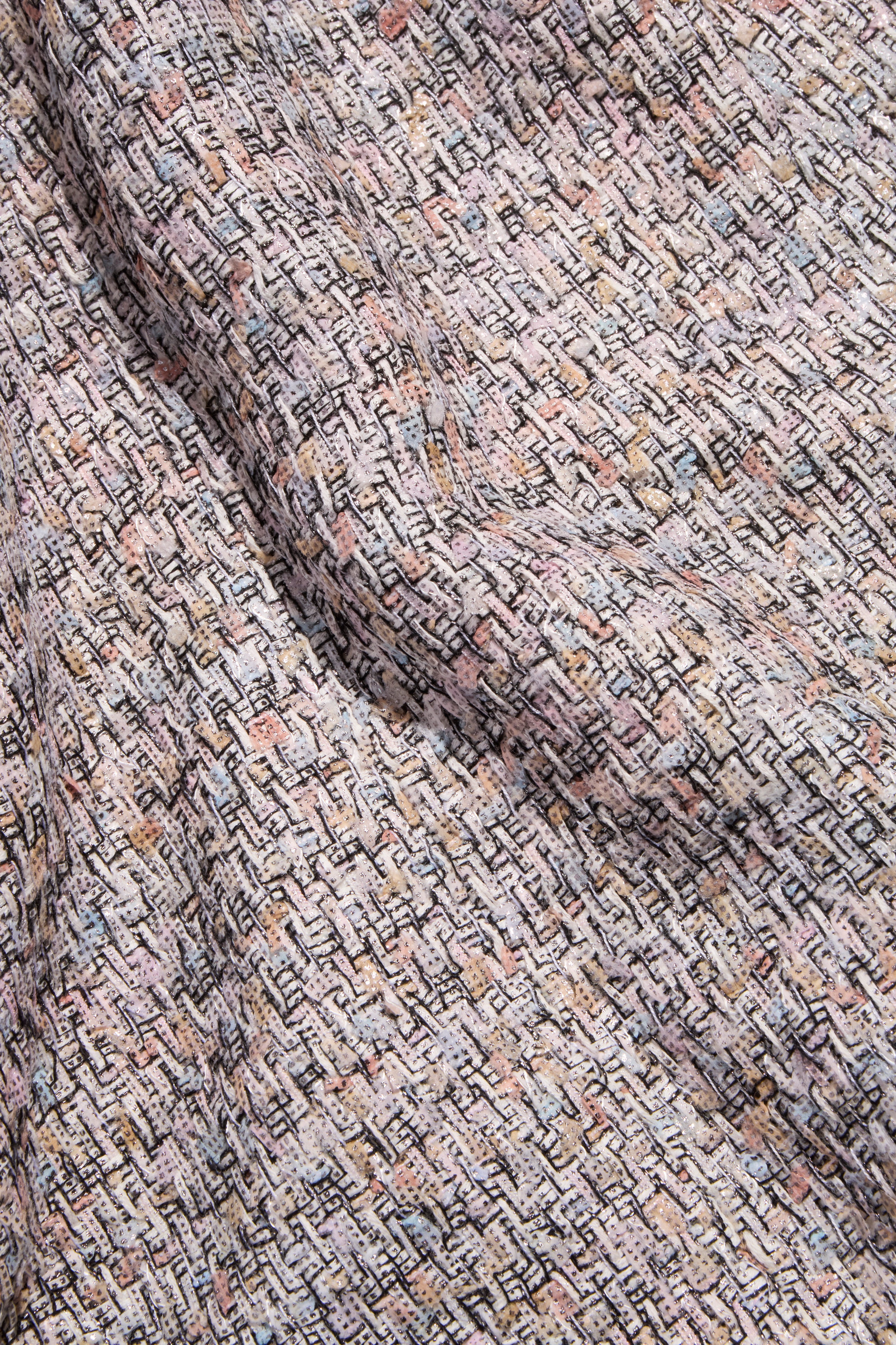 Chanel Spring/Summer 2010 Pastel Tweed Dress & Jacket Set FR 36 / US 4