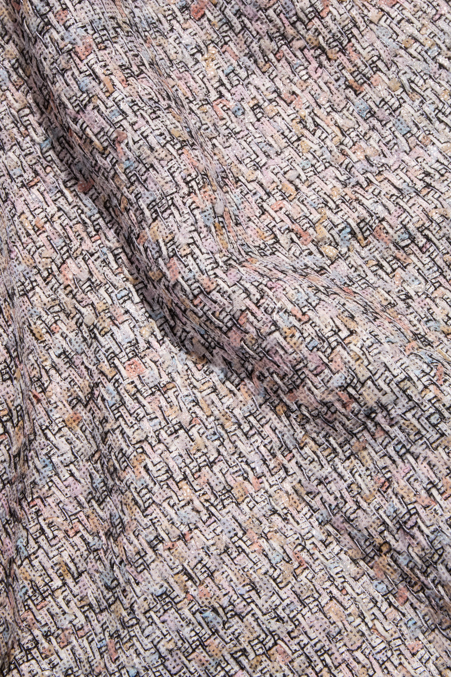 Chanel Spring/Summer 2010 Pastel Tweed Dress & Jacket Set FR 36 / US 4