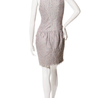 Chanel Spring/Summer 2010 Pastel Tweed Dress & Jacket Set FR 36 / US 4