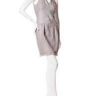 Chanel Spring/Summer 2010 Pastel Tweed Dress & Jacket Set FR 36 / US 4