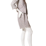 Chanel Spring/Summer 2010 Pastel Tweed Dress & Jacket Set FR 36 / US 4