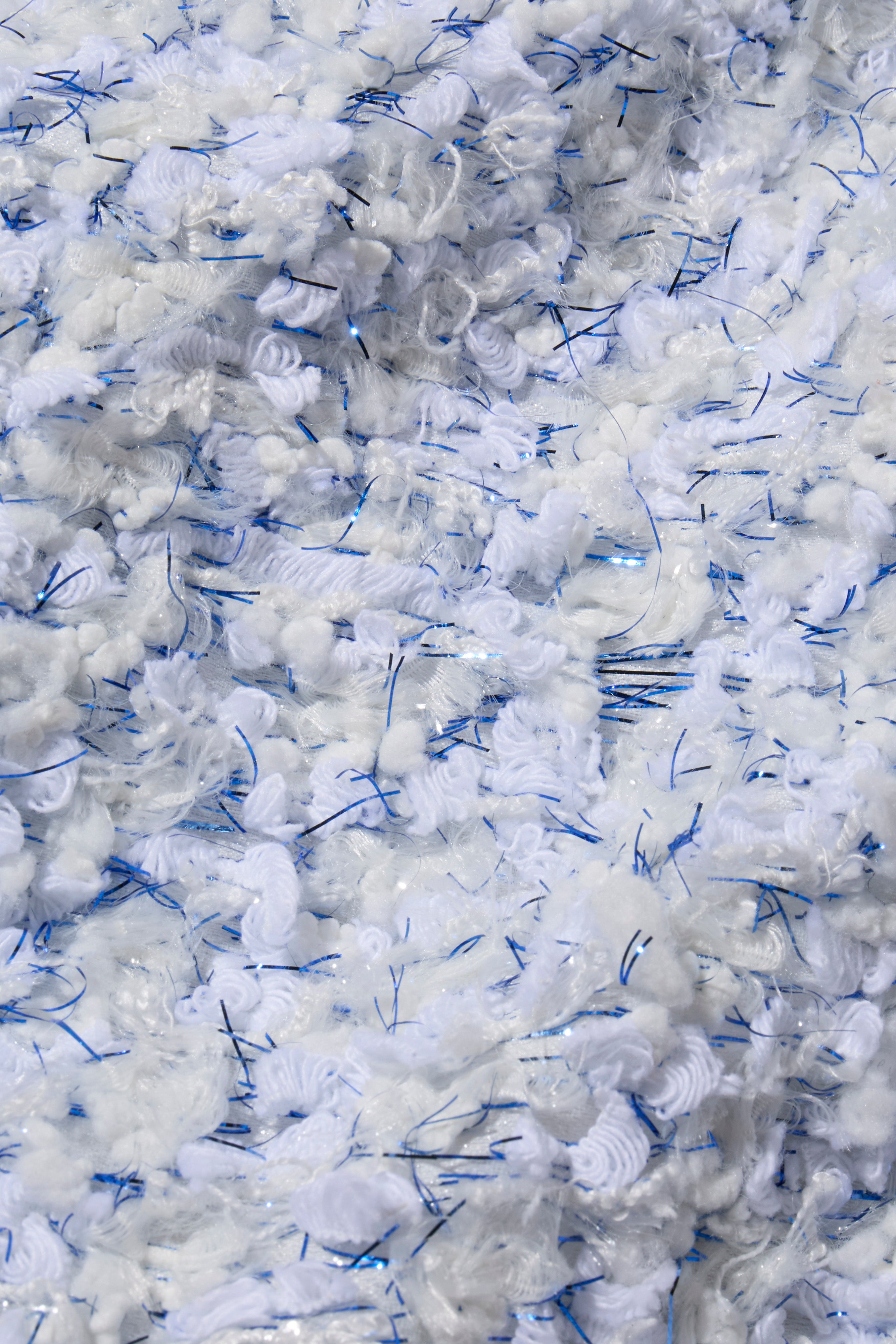 Chanel SS18 Light Blue Fantasy Tweed Jacket FR 38 Documented