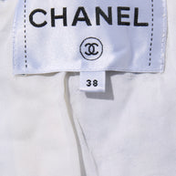 Chanel SS18 Light Blue Fantasy Tweed Jacket FR 38 Documented