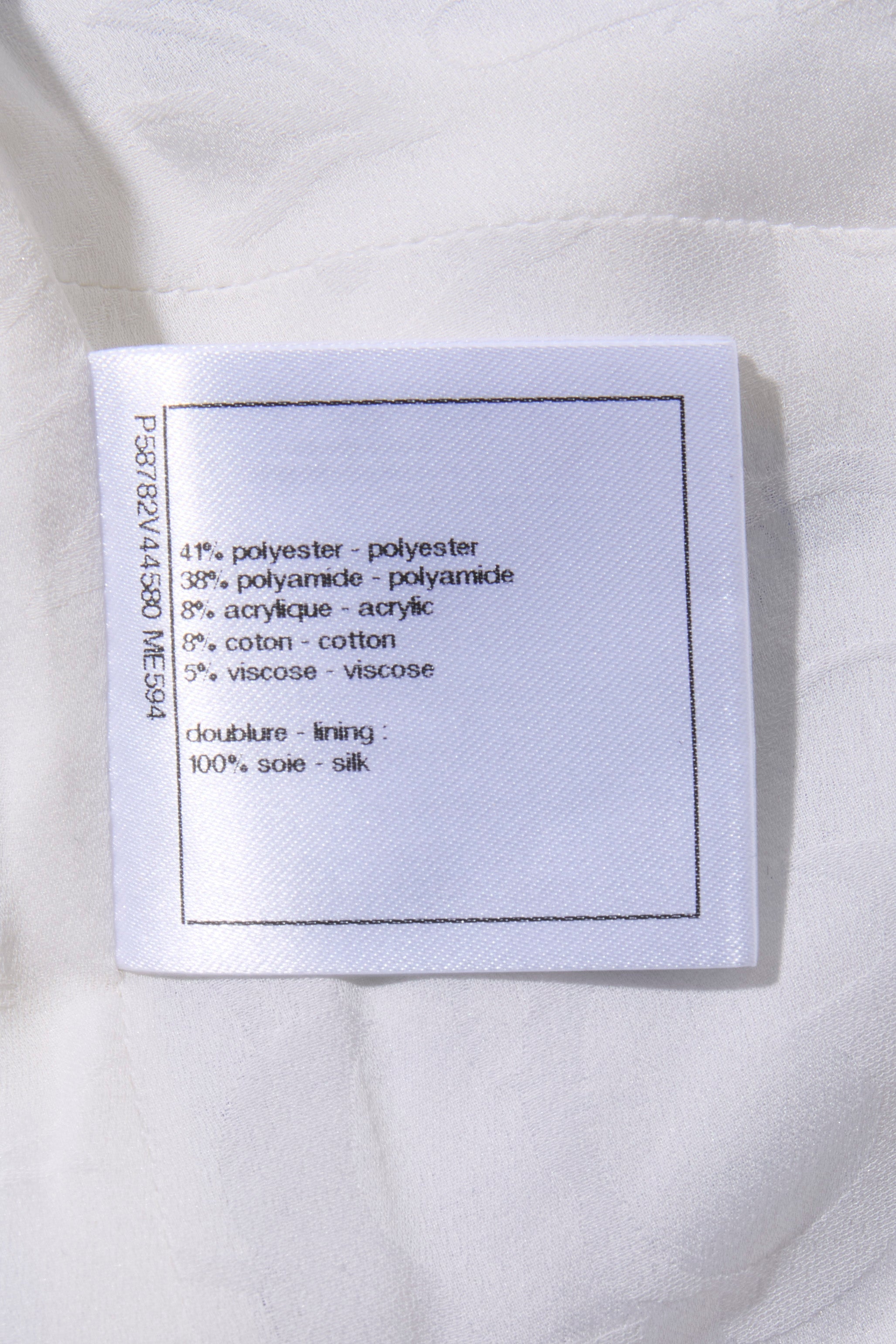 Chanel SS18 Light Blue Fantasy Tweed Jacket FR 38 Documented